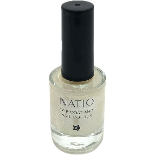 Natio Top Coat and Nail Colour Dazzle