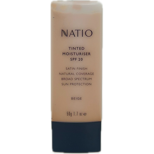 Natio Tinted Moisturiser SPF 20 Beige 50g