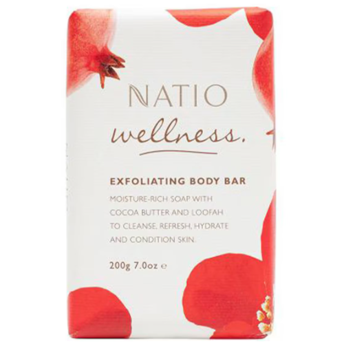 Natio Wellness Exfoliating Body Bar 200g 