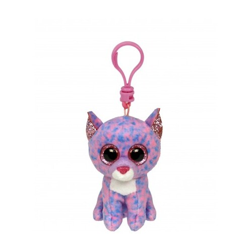 Ty Beanie Boo Cassidy the Lavender Cat Clip