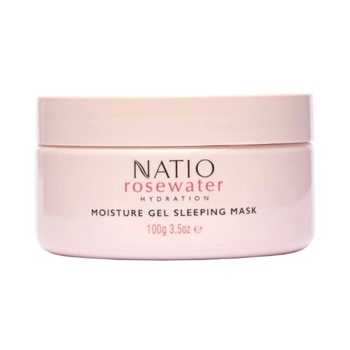 Natio Rosewater Hydration Moisture Gel Sleeping Mask 100g