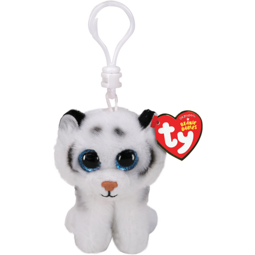 Ty Beanie Boos Tundra the White Tiger Clip