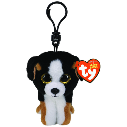 Ty Beanie Boos Roscoe the Black and White Dog Clip