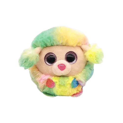 Ty Rainbow the Multicoloured Poodle Puffies