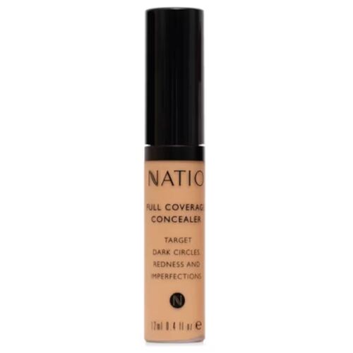 Natio Full Coverage Concealer Dark Medium 12ml