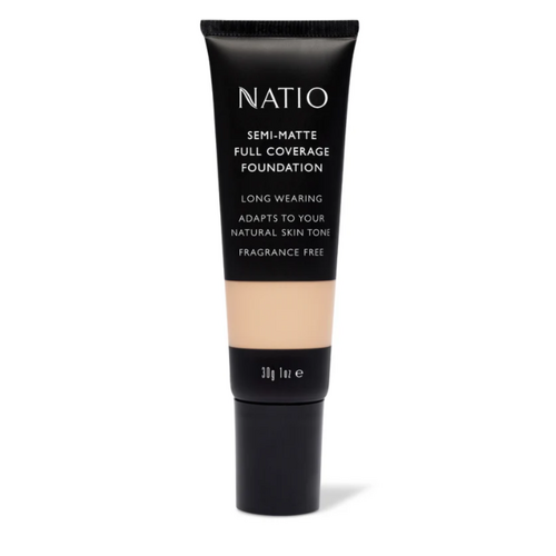 Natio Semi-Matte Full Coverage Foundation Vanilla 30g