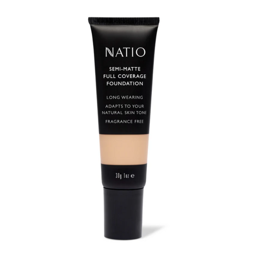 Natio Semi-Matte Full Coverage Foundation Chai 30g