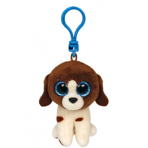 Ty Beanie Boo Muddles the Brown and White Dog Clip