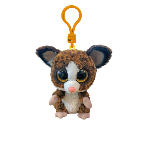 Beanie Boos Clip Binky Bush Baby Brown