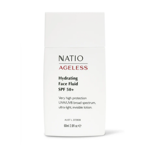 Natio Ageless Hydrating Face Fluid SPF50+ 60ml 