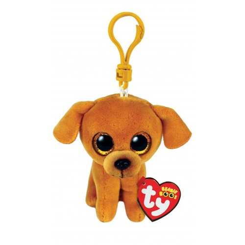 Ty Beanie Boos Zuzu the Tan Dachshund Dog Clip