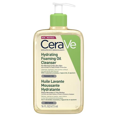 CeraVe Hydrating Foaming Oil Cleanser 473mL