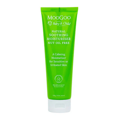 Moogoo Baby & Child Natural Soothing Moisturiser Nut Oil Free 120g