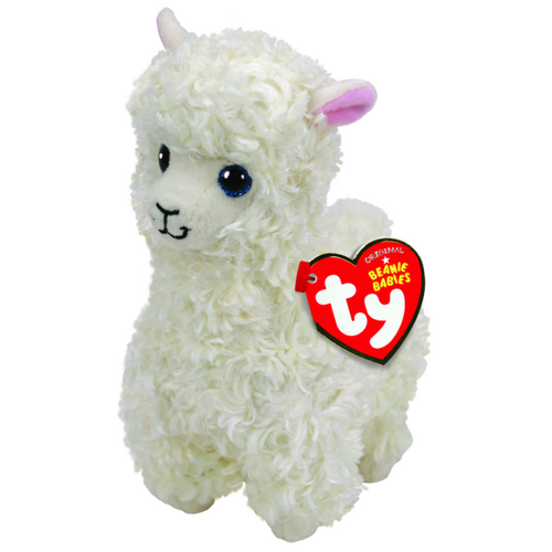 Ty Beanie Boos Lily Cream Lama Regular