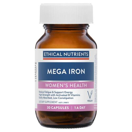 Ethical Nutrients Mega Iron 30 Capsules