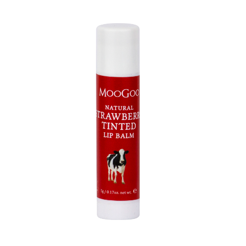 Moogoo Natural Strawberry Tinted Lip Balm 5g