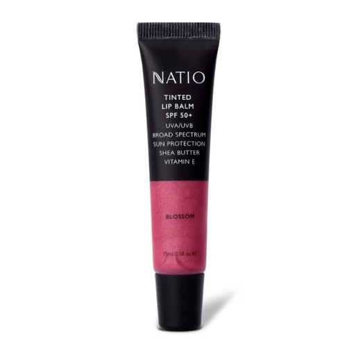 Natio Tinted Lip Balm SPF 50+ Bloosom 15ml 