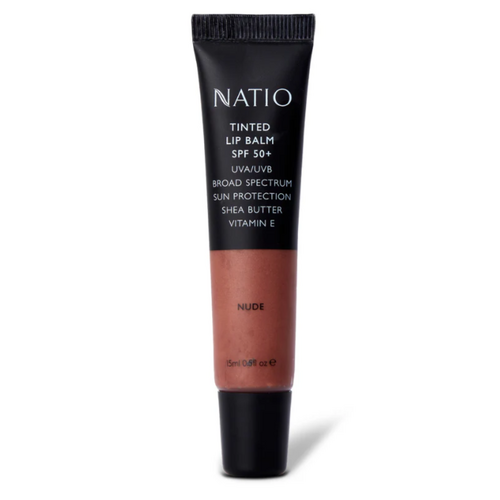 Natio Tinted Lip Balm SPF50+ Nude 15ml 