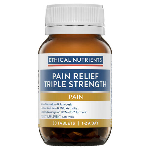 Ethical Nutrients Pain Relief Triple Strength 30 Tablets