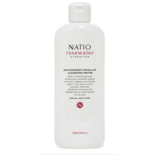 Natio Rosewater Hydration Antioxidant Micellar Cleansing Water 250ml