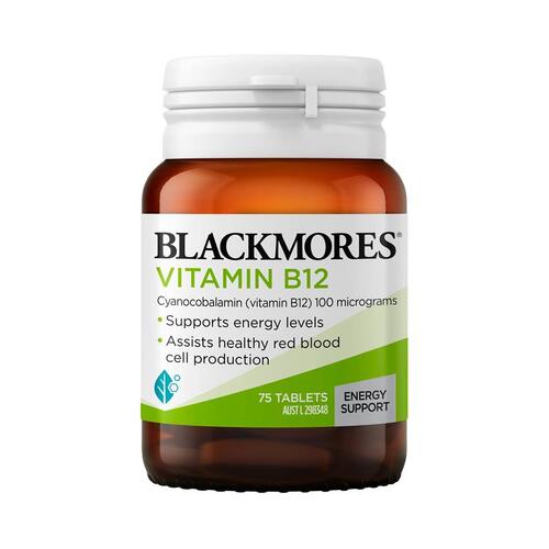 Blackmores Vitamin B12 75 Tablets