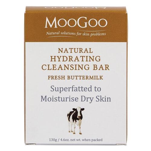 Moogoo Natural Hydrating Cleansing Bar Fresh Buttermilk 130g